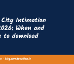 CTET City Intimation Slip 2026: When and where to download