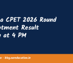 Odisha CPET 2026 Round 2 Allotment Result Today at 4 PM