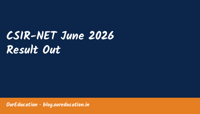 CSIR-NET June 2026 Result Out