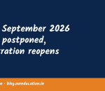 CTET September 2026 exam postponed, registration reopens at
