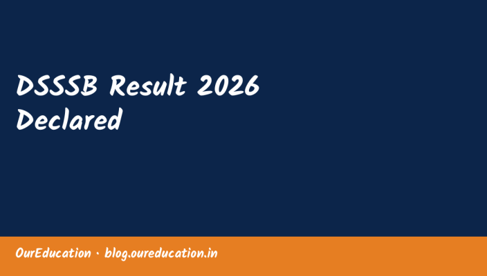 DSSSB Result 2026 Declared