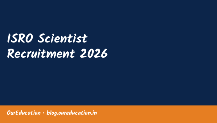 ISRO Scientist Recruitment 2026