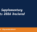 HBSE Supplementary Results 2026 Declared