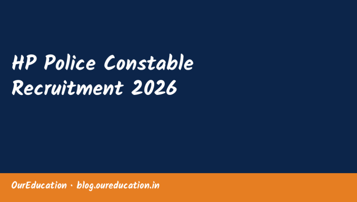 HP Police Constable Recruitment 2026