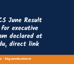 ICSI CS June Result 2026 for executive program declared at icsi.edu, direct link and toppers list here
