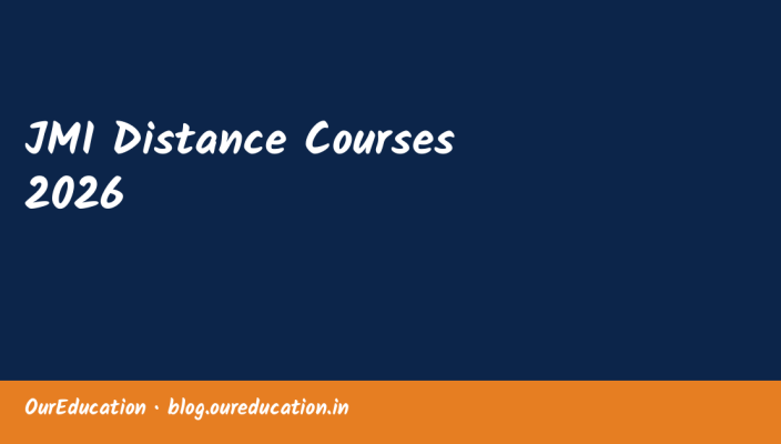 JMI Distance Courses 2026