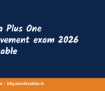 Kerala Plus One improvement exam 2026 timetable
