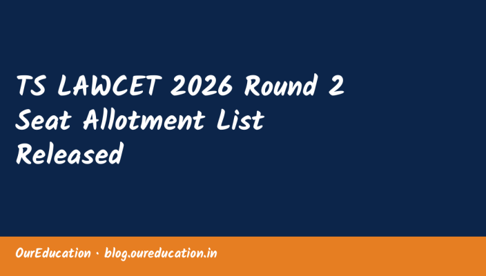 TS LAWCET 2026 Round 2 Seat Allotment List Released