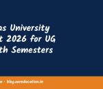 Madras University Result 2026 for UG 1st-4th Semesters
