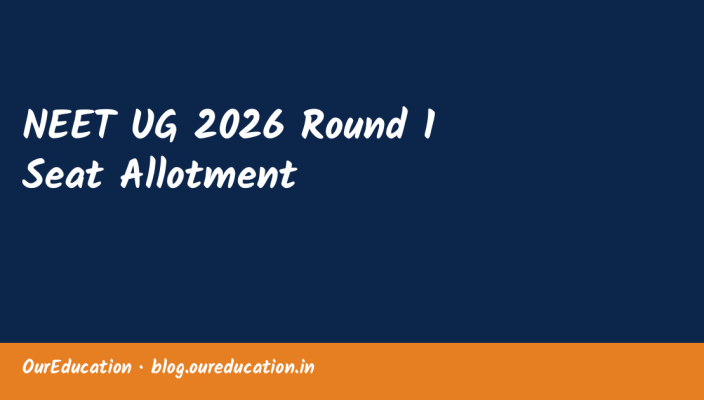 NEET UG 2026 Round 1 Seat Allotment