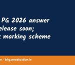 NEET PG 2026 answer key release soon; check marking scheme