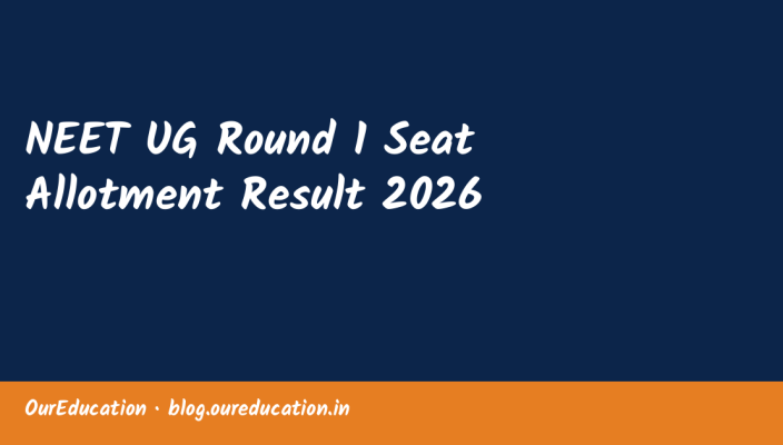 NEET UG Round 1 Seat Allotment Result 2026