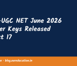 CSIR-UGC NET June 2026 Answer Keys Released August 17