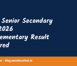 PSEB Senior Secondary July 2026 Supplementary Result Declared