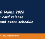 SBI PO Mains 2026 admit card release date and exam schedule