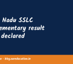 Tamil Nadu SSLC supplementary result 2026 declared