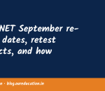 UGC-NET September re-exam dates, retest subjects, and how