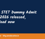 BSEB STET Dummy Admit Card 2026 released, download now