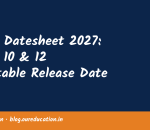 CBSE Datesheet 2027: Class 10 & 12 Timetable Release Date