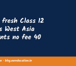 CBSE fresh Class 12 exams West Asia students no fee 40