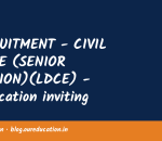 RECRUITMENT - CIVIL JUDGE (SENIOR DIVISION)(LDCE) - Notification inviting applications for recruitment to 16 posts of Civil Judges (Senior D