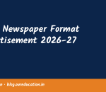 GPSC Newspaper Format Advertisement 2026-27