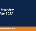 GPSC Interview Schedule 2025