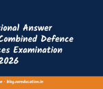 Provisional Answer Key: Combined Defence Services Examination (II), 2026