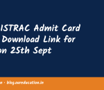 ISRO ISTRAC Admit Card 2026 Download Link for CBT on 25th Sept