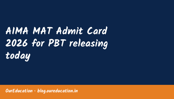 AIMA MAT Admit Card 2026 for PBT releasing today