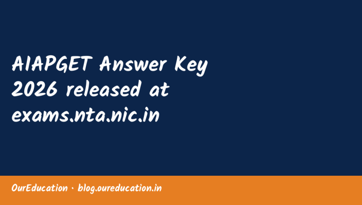 AIAPGET Answer Key 2026 released at exams.nta.nic.in