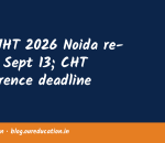 SSC JHT 2026 Noida re-exam Sept 13; CHT preference deadline