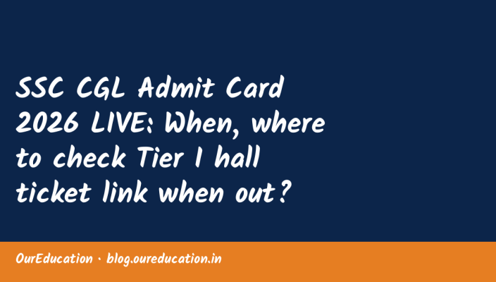 SSC CGL Admit Card 2026 LIVE: When, where to check Tier I hall ticket link when out?