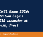SSC CHSL Exam 2026: Registration begins for 2536 vacancies at ssc.gov.in, direct link to apply here