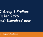 TNPSC Group 1 Prelims Hall Ticket 2026 released: Download now