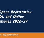 UGC Opens Registration for ODL and Online Programmes 2026-27