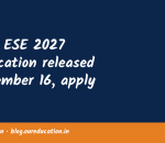UPSC ESE 2027 notification released September 16, apply now