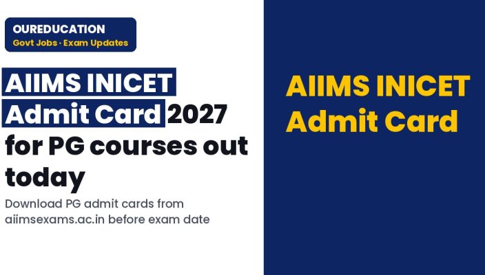 AIIMS INICET Admit Card 2027 for PG courses releasing today at aiimsexams.ac.in, here’s how to download