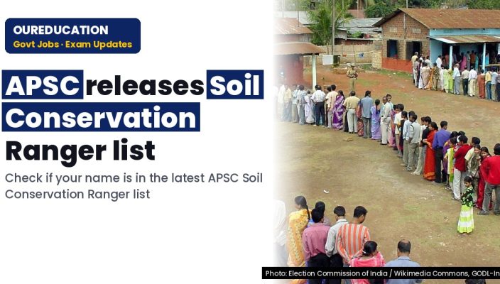 APSC: List of candidates for the post of Soil Conservation Ranger under Soil Conservation Department (Advt. No. 25/2025)