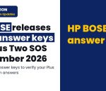 Teach HP BOSE: Final answer keys of Plus Two for September-2026 SOS examination