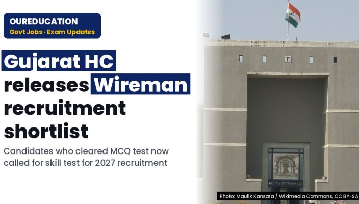 GUJ HC: List of Candidates who have secured Minimum Qualifying Marks in the Elimination Test (Objective Type MCQs) and are being called for