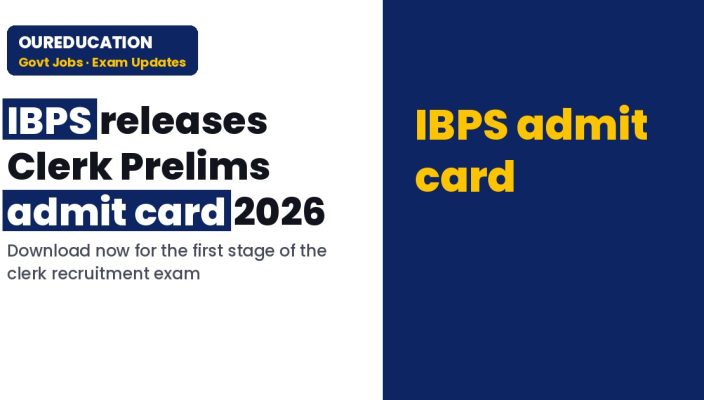 IBPS Clerk Prelims Admit Card 2026 released at ibps.in, download link here