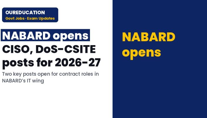IBPS: NABARD Recruitment of Specialists On Contract – 2026-27 – CISO & DoS-CSITE Registration From 09-Oct-2026