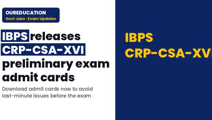 IBPS: Online Preliminary Exam Call Letter for CRP-CSA-XVI