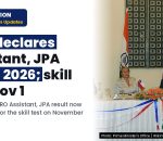 ISRO Assistant, JPA result 2026 declared; skill test on Nov 1