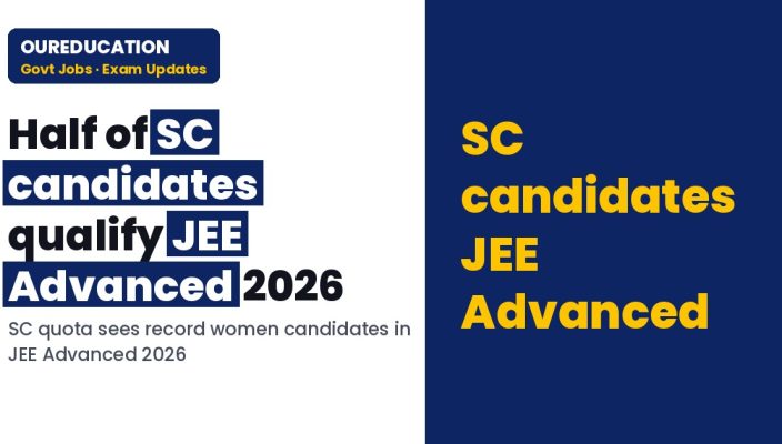Half of SC candidates qualify JEE Advanced 2026 as women hit a 6-year high
