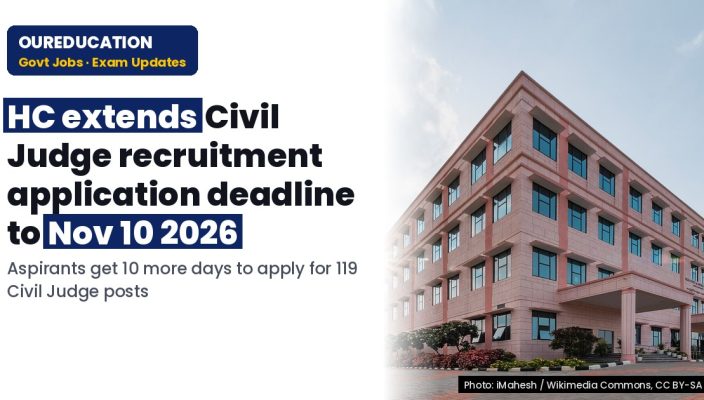 JUD AP HC: RECRUITMENT – CIVIL JUDGE (JUNIOR DIVISION) – Extension of time for submission of online applications till 10.11.2026 for recruit