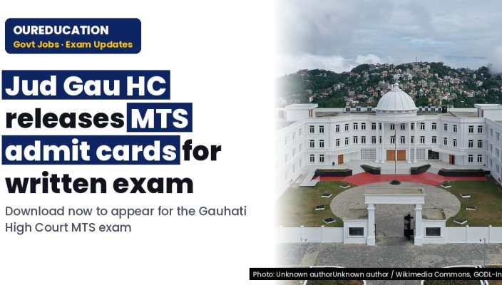 JUD GAU HC: ADMIT CARD FOR WRITTEN EXAMINATION FOR POSTS OF MULTI TASKING STAFF (MTS) IN THE LAW RESEA