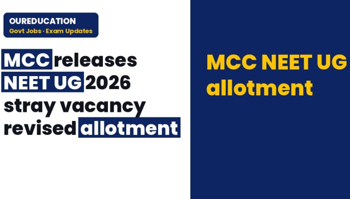 NEET UG 2026 stray vacancy revised allotment list released