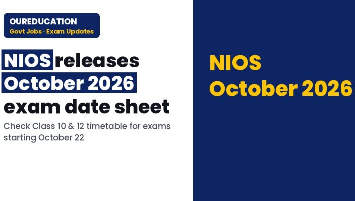 NIOS October 2026 Date Sheet Released